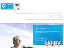 Tablet Screenshot of invest-in-bavaria.com